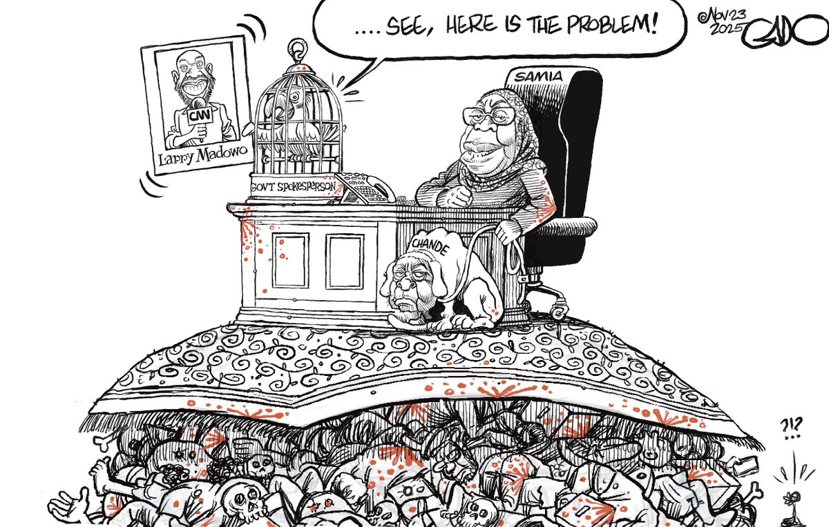 iGaddo's tweet image. TZ Government Vs CNN&apos;s Larry Madowo