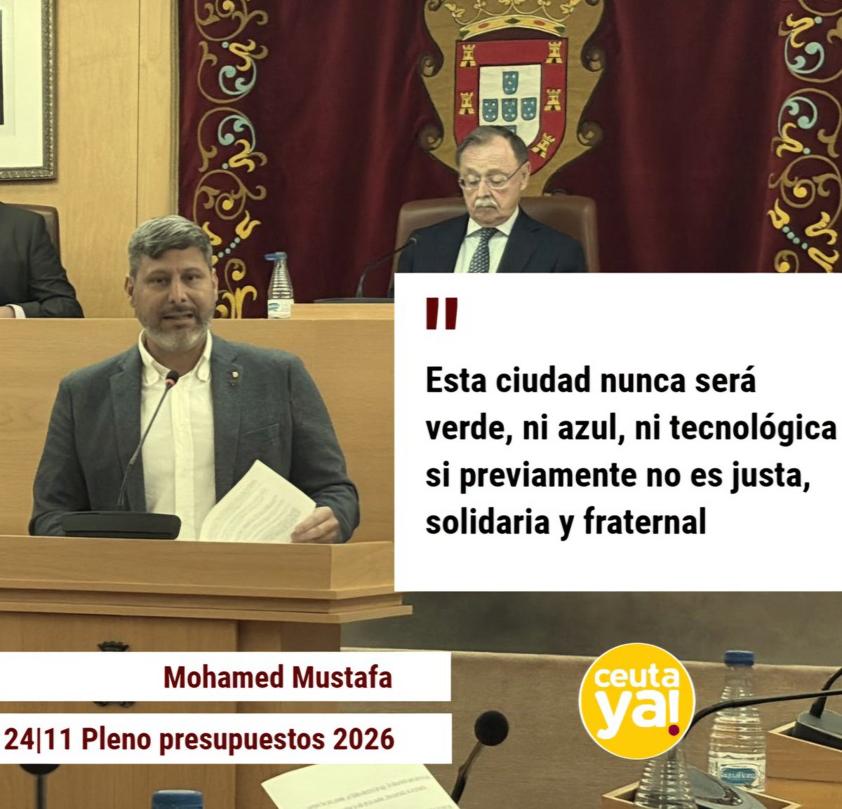 Ceuta_Ya's tweet image. Estar del lado de #Ceuta es estar en contra de los #Presupuestos del PP. Así de sencillo.