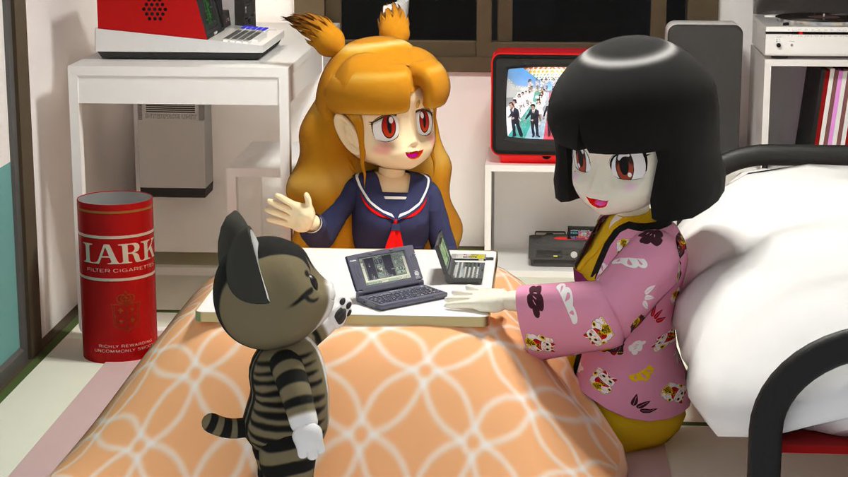 comugi6502's tweet image. びわ坊がハードオフ猫山店でWindowsCE端末[CASSIOPEIA A-51]が売られていたので買ってきました。

「童子ちゃん使い方わかるー？」
「カシオペアなら、ネットにたくさん情報が載ってるから、なんとかなるわよ」

2枚目、CASSIOPEIA A-50/51の3Dモデルです。

#SketchUp #CASIO #WindowsCE