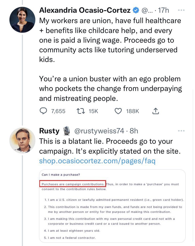 CreasonJana's tweet image. .@AOC @RepAOC lied again!

She did a bogus Turkey Donation gimmick, asking for money to buy Thanksgiving Turkeys for the needy … YET … the link she asked those to click to make a donation sent them to ActBlue, so the money that was supposed to go for Turkeys, went to her…