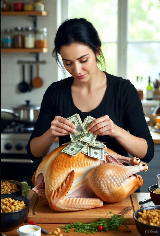 CreasonJana's tweet image. .@AOC @RepAOC lied again!

She did a bogus Turkey Donation gimmick, asking for money to buy Thanksgiving Turkeys for the needy … YET … the link she asked those to click to make a donation sent them to ActBlue, so the money that was supposed to go for Turkeys, went to her…