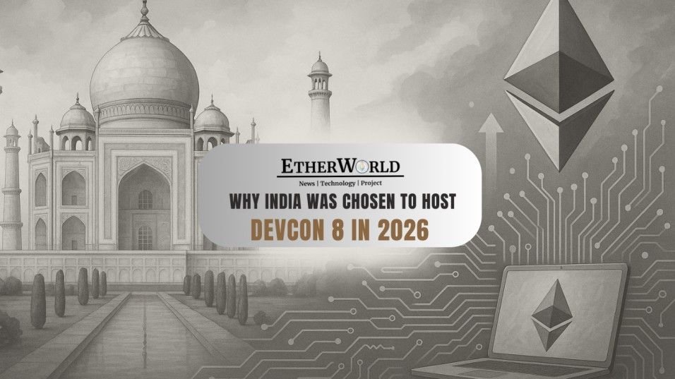 ether_world's tweet photo. Why #India Was Chosen To Host @EFDevcon 8 In 2026
A closer look at why India’s developer growth & active #Ethereum community made #Mumbai the host of Devcon 8 in 2026.
#Devcon8 #Ethereum #ETH
Read more: https://t.co/ykC80Dj7UN
