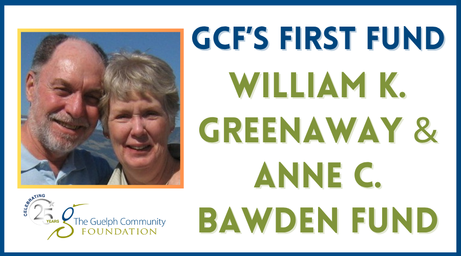 This week twenty five years ago the Guelph Community Foundation opened it's first fund, William K. Greenaway &amp; Anne C. Bawden Fund!

The work Bill and Anne have done exemplify how much of a difference people can make in the lives of many. Read their story: guelphcf.ca/the-foundation…