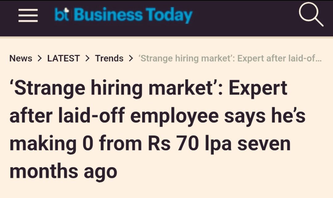 This guy most likely paid 15-20 lakhs in taxes but after getting laid off, 00000 support from govt. And ladli behnas are enjoying on his taxes!