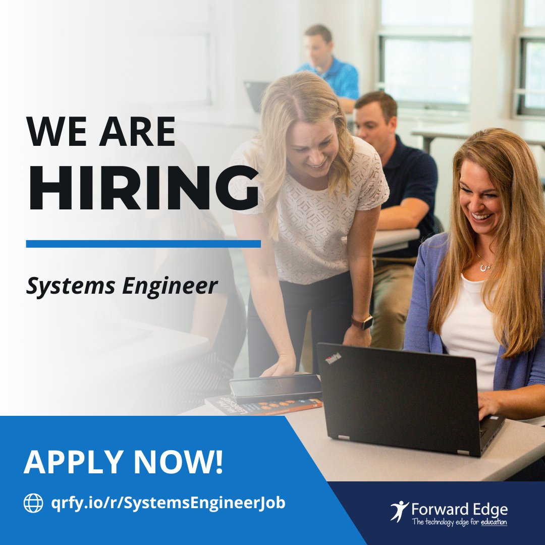 We're hiring a Systems Engineer to join the Forward Edge team! 

If you have 5+ years of experience supporting Windows systems, expertise in technologies like SCCM and Active Directory, and a passion for ensuring client system reliability, we want to hear from you. You'll be