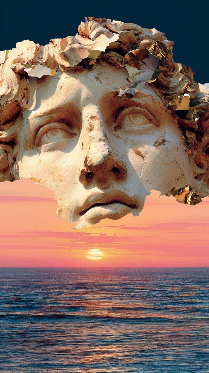 AIArtLife1's tweet image. #AbstractPortrait #ModernArt #Fragmented #DigitalCollage #Photomanipulation #ArtisticPhotography #Expressionism #ArtOfTheDay #ClassicalRemix #SculptureArt #MarbleStatue #AncientGreece #VisualPoetry #AestheticFeed #FineArt #SunsetVibes #ArtDaily #CreativeContent #DeepThoughts
