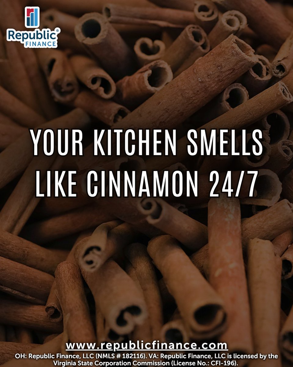 RepFinance's tweet image. Cinnamon in the air, crowds in the stores, and decorations all around — there’s no mistaking that festive feeling! See how a Holiday Loan from Republic Finance could help you enjoy every moment of the season without the financial stress.