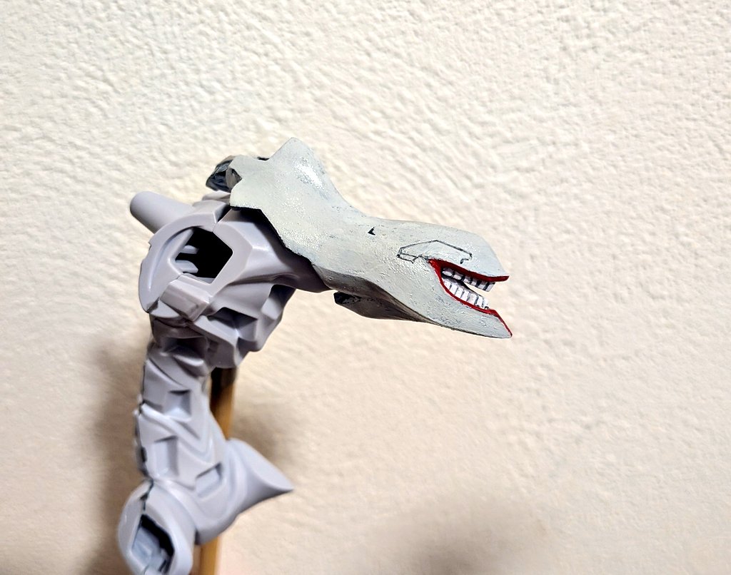 beginner3J's tweet image. シタデル下地にボーンペイントは下地が溶けるんですね。初知り