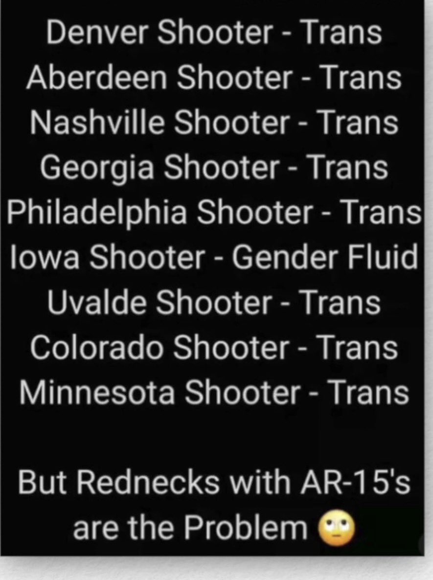 JustJenRX's tweet image. But MAGA and their legally registered firearms are the problem? 🤷🏻‍♀️