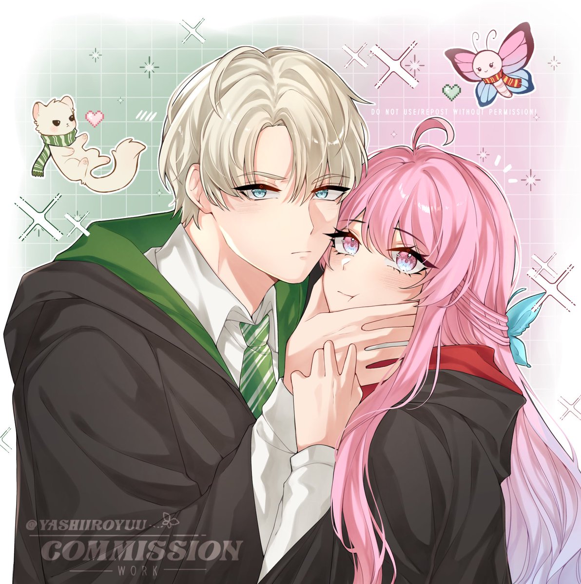 Rt are very appreciated :’3🙏

Halo semuaa! Aku mau open urgent commission khusus couple/dua char untuk 3 slot aja dgn style seperti dibawah.

Bust up couple = 200k 
Halfbody couple = 300k
(Ada sedikit fee untuk detailed char)

Yg tertarik dan mau nanya” boleh DM aku yaa. Ty!💙