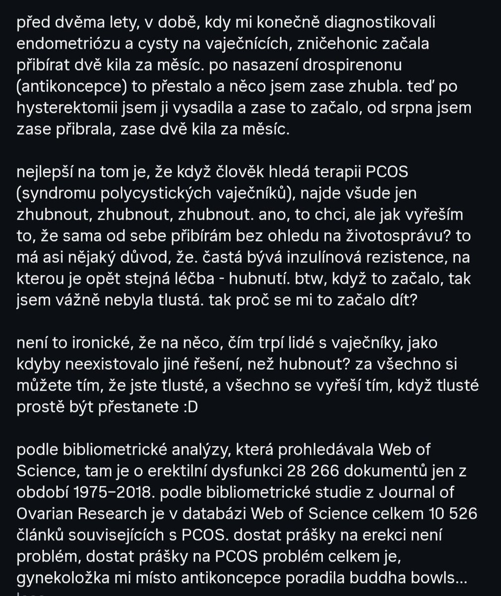 nekoawtist's tweet image. tl;dr: #PCOS