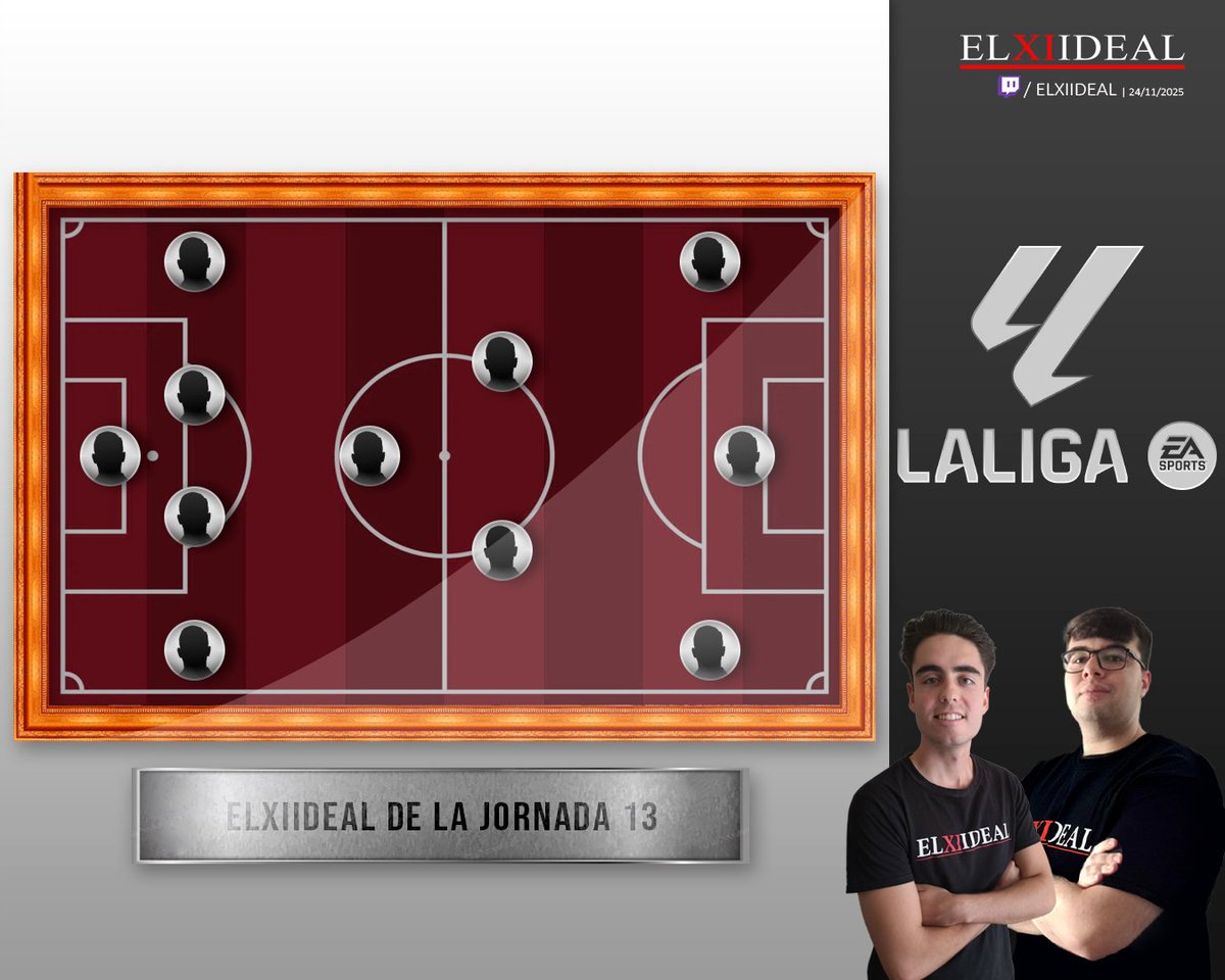 🔜 Llega una nueva edición de 𝗘𝗟𝗫𝗜𝗜𝗗𝗘𝗔𝗟 𝗱𝗲 𝗹𝗮 𝗝𝗼𝗿𝗻𝗮𝗱𝗮 (13)‼️

⌚ A partir de las 2️⃣3️⃣:0️⃣0️⃣, en nuestro canal de <a href="/TwitchES/">Twitch ES</a>.

🗳️ ¡Esperamos vuestras votaciones!

👉🏻 twitch.tv/elxiideal

#ELXIIDEALdelaJornada