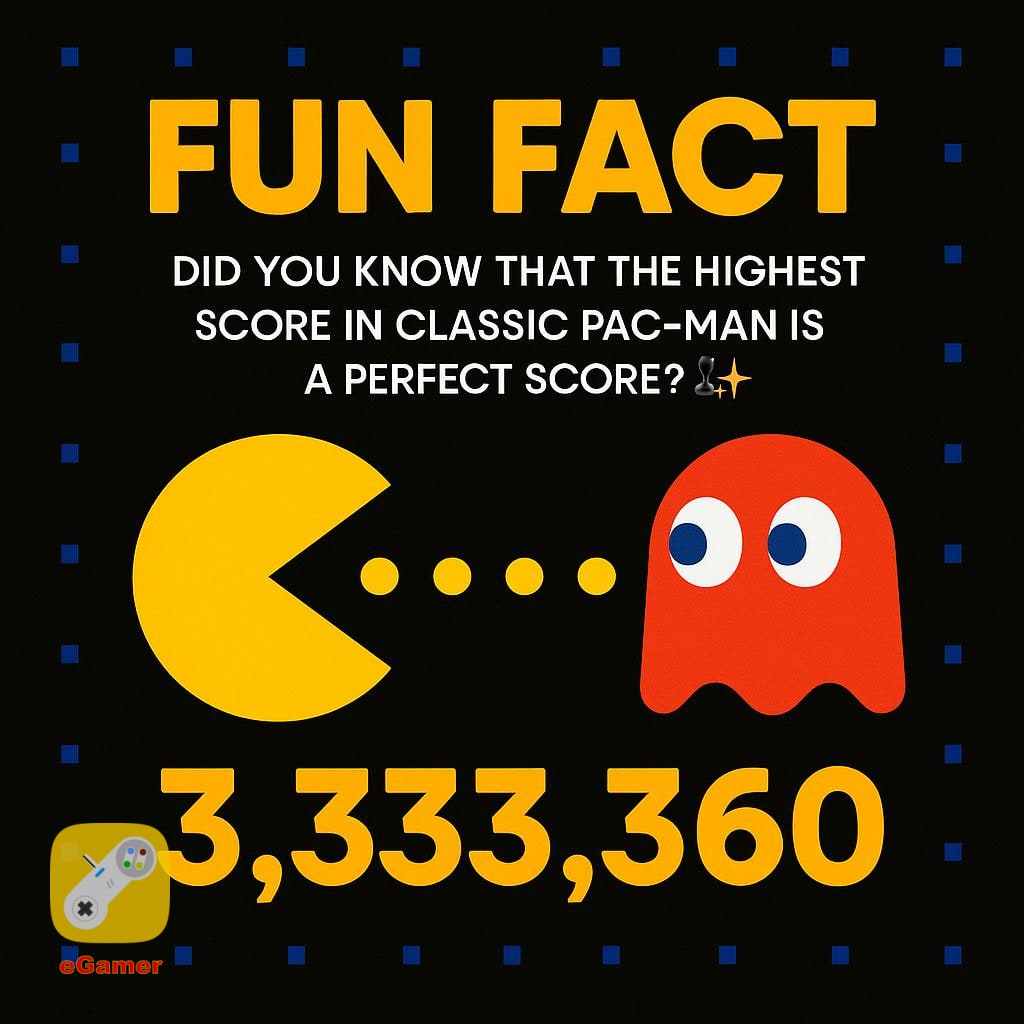 AppCedar's tweet image. Did you know that the highest score in classic Pac-Man is a perfect score? 🕹️✨
#eGamer #AppCedar
Get eGamer now: 👉 c24fx.app.link/gwD5YwpnaXb?ut…
