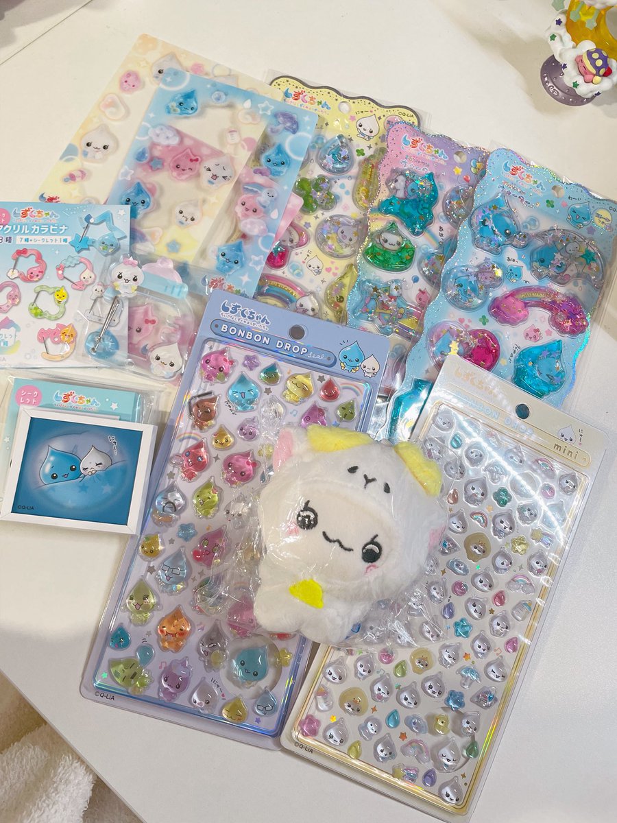 金曜日しずくちゃんポップアップいってました💧🤍🥛