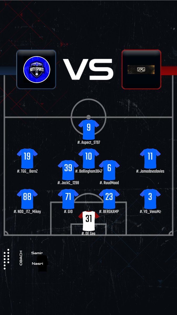 Tonight's fixtures 🔵⚪️
 
🇬🇧 8:00pm v <a href="/OWLSEsportsX/">OWLS ESPORTS🦉🎮</a> 
🇪🇺 8:45pm v <a href="/WMi9nin94903/">Wlad Mi9nin ES</a> 
🇪🇺 9:15pm v free win 

Good luck to all involved👊

<a href="/OfficialVPG/">Virtual Pro Gaming</a> <a href="/VPGEurope/">Virtual Pro Gaming | Europe</a> <a href="/proclubs_weekly/">Pro Clubs Weekly</a> <a href="/BRFCHub/">BRFC Hub</a>

Live from 19.45pm tonight see you there 👍🏻

Line up⬇️