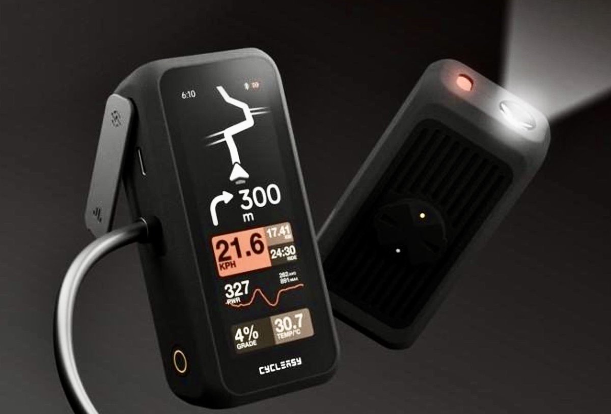 CapoVelo's tweet image. Cycleasy&apos;s New 6-in-1 AI Computer Even Has a Built-in Air Pump capovelo.com/cycleasys-new-… #bikecomputer #bicyclecomputer #cyclingcomputer #urbancycling #cycling #bike