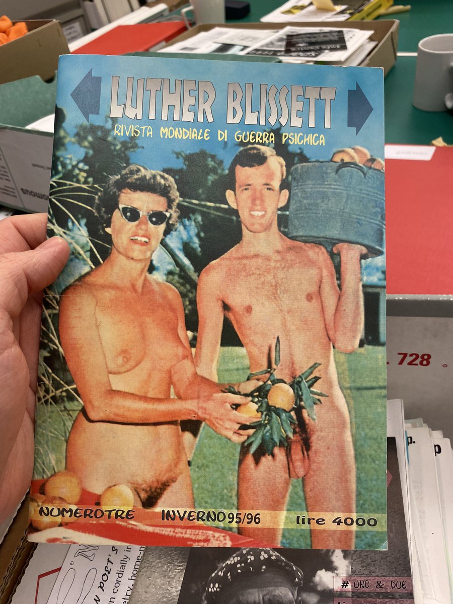 sethnotes's tweet image. Archival gold - Luther Blissett journal - @maydayrooms