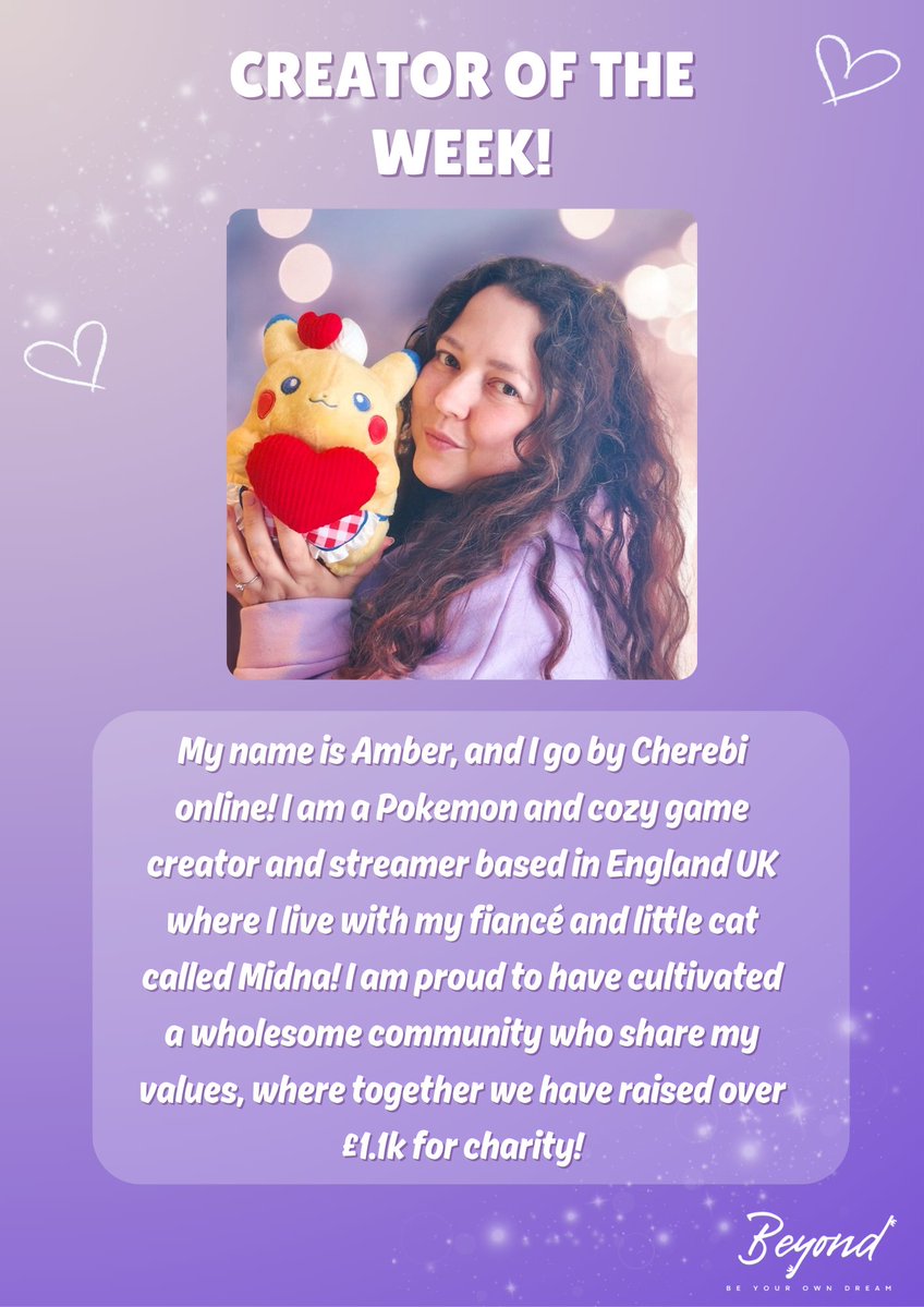 BeyondYouGlobal's tweet image. Happy Monday! 

Introducing Creator of the Week. This is our way to show the amazing creators we have. 

Meet @Cherebi_ 🥰
Be sure to check them out on Tiktok, IG &amp;amp; here.
 
instagram.com/cherebi_
tiktok.com/@cherebi 

Thanks for always going #Beyond
