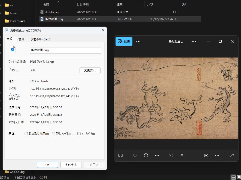 ActiveTK5929's tweet image. 一応10ペタ以上もある画像ファイルならこちらに.....