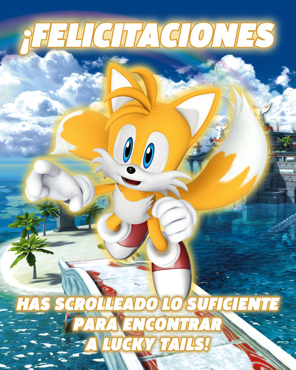 sonic_latam's tweet image. ¡Ahora puedes volar alto! 💛