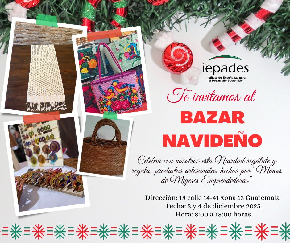 🎄✨ ¡𝐋𝐥𝐞𝐠ó 𝐥𝐚 𝐭𝐞𝐦𝐩𝐨𝐫𝐚𝐝𝐚 𝐝𝐞 𝐚𝐩𝐨𝐲𝐚𝐫 𝐥𝐨 𝐡𝐞𝐜𝐡𝐨 𝐚 𝐦𝐚𝐧𝐨! ✨🎄

Le invitamos a ser parte de nuestro 𝐁𝐚𝐳𝐚𝐫 𝐍𝐚𝐯𝐢𝐝𝐞ñ𝐨, donde podrá encontrar productos artesanales elaborados con dedicación por 𝗠𝗮𝗻𝗼𝘀 𝗱𝗲 𝗠𝘂𝗷𝗲𝗿𝗲𝘀