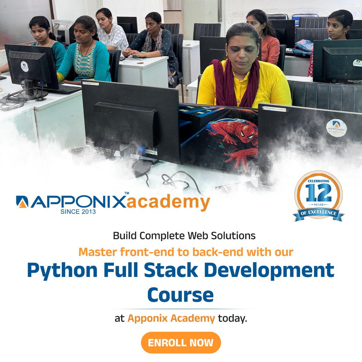 apponix's tweet image. Join our Python Full Stack Development Course and gain real industry skills through hands-on training, expert mentors &amp;amp; live projects.
🌐 Learn → Build → Grow → Get Placed
#ApponixAcademy #PythonFullStack #FullStackDeveloper #PythonTraining #WebDevelopmentCourse #CodingLife
