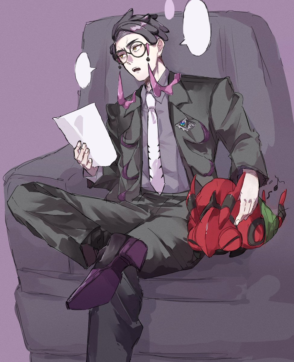 poke____nks's tweet image. カラスバさんがお仕事中もしっかりそばにいるフシデかわいい（幻覚）
#ポケモンレジェンズZA 
#PokemonLegendsZA