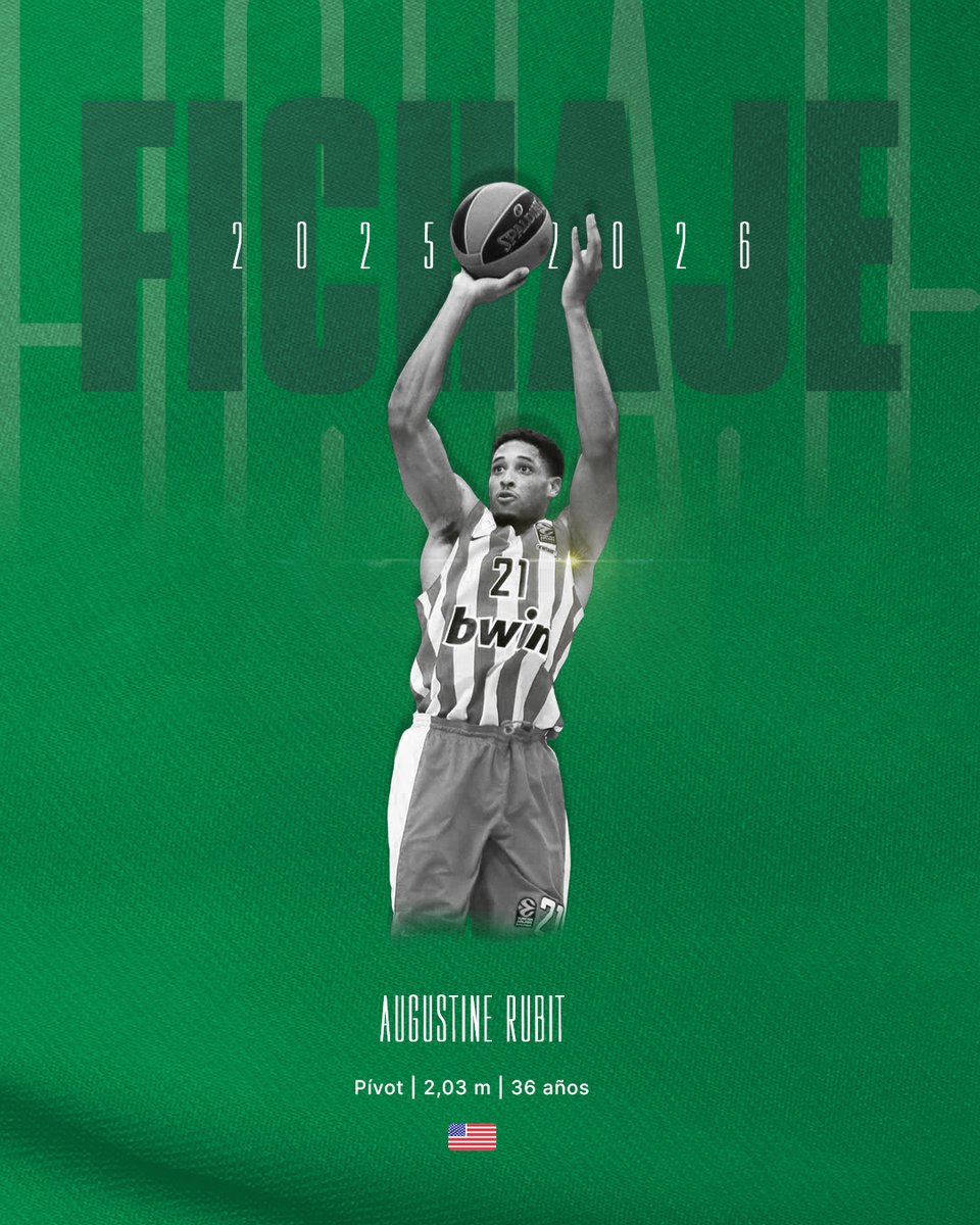 unicajaCB's tweet image. 🚨FICHAJE🚨
✍️Augustine Rubit, experiencia y calidad para la pintura del Unicaja
💚💜 unicajabaloncesto.com/noticia/ver/id…