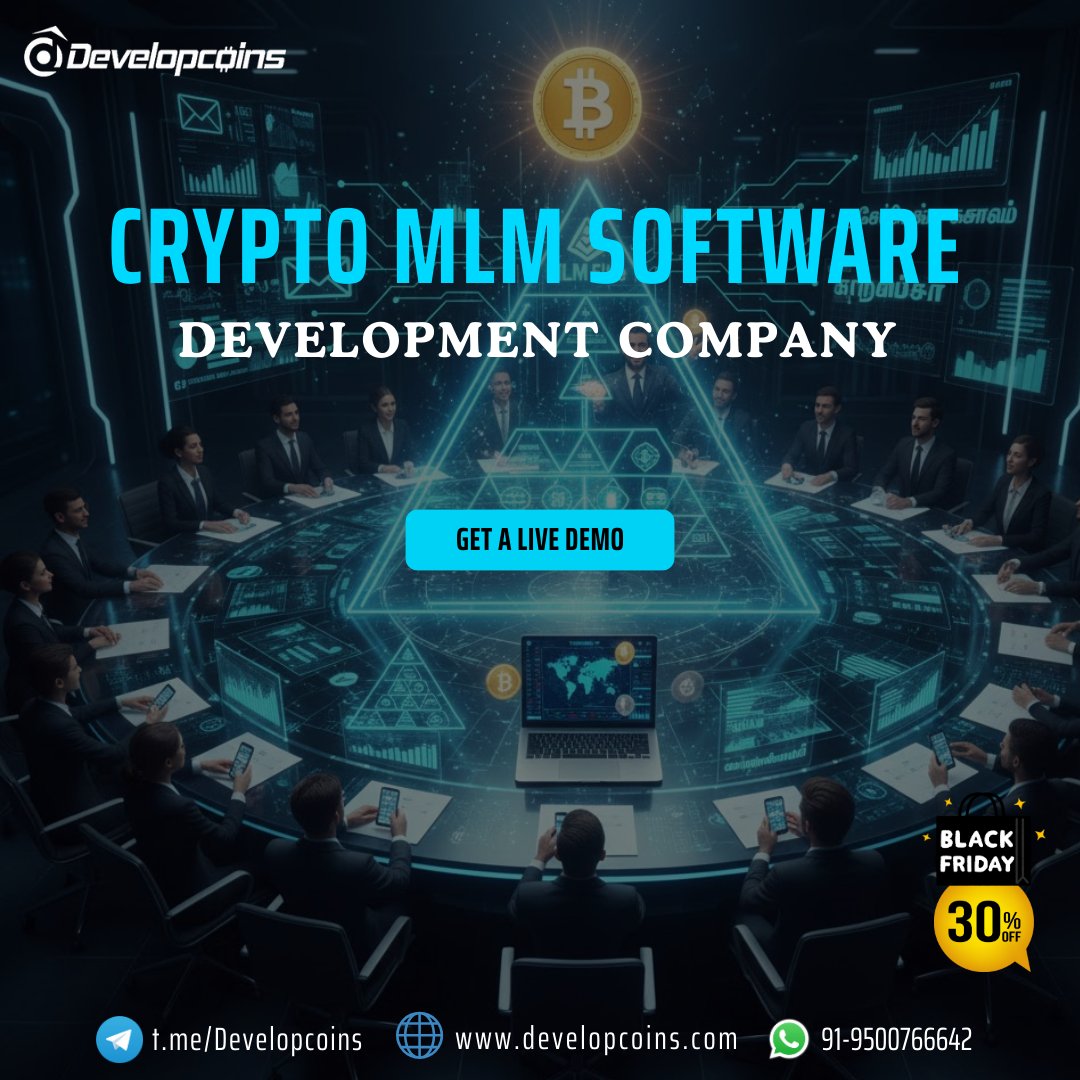 Developcoins__'s tweet image. Looking to launch a profitable crypto business? 🚀

Get advanced Crypto MLM Software with smart contracts, instant payouts &amp;amp; scalable plans.

🎯 Free demo available

website: developcoins.com/cryptocurrency…

DM: +919500766642

#CryptoMLM #MLMSoftware #Blockchain #Web3 #BusinessOwners #UK