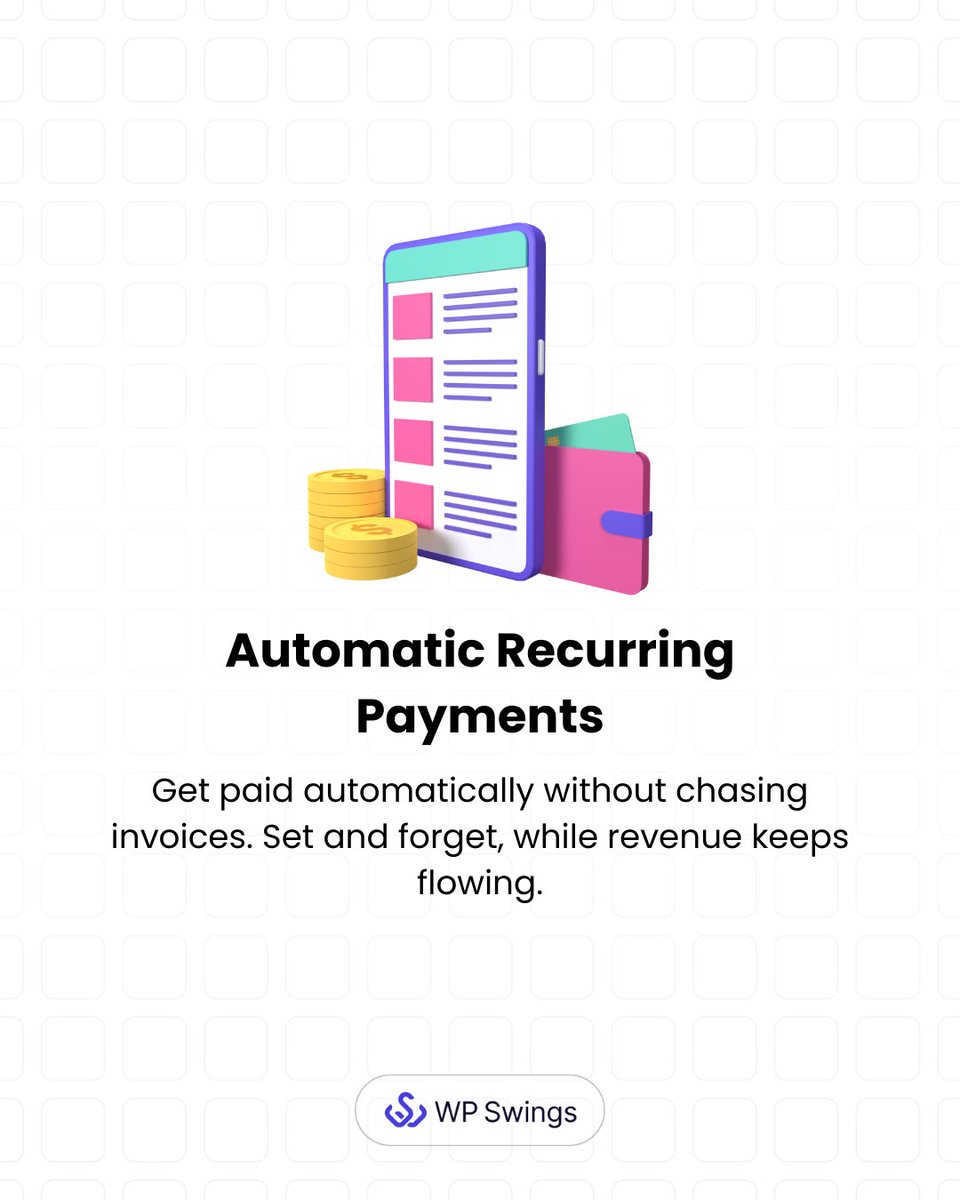 wpswings's tweet image. Turn one-time buyers into loyal customers with Subscriptions for WooCommerce Pro!

✔️ Flexible weekly/monthly/custom plans
✔️ Automated recurring payments
✔️ Free trials &amp;amp; signup fees
✔️ Easy customer subscription management

Grow predictable recurring revenue today! 🚀