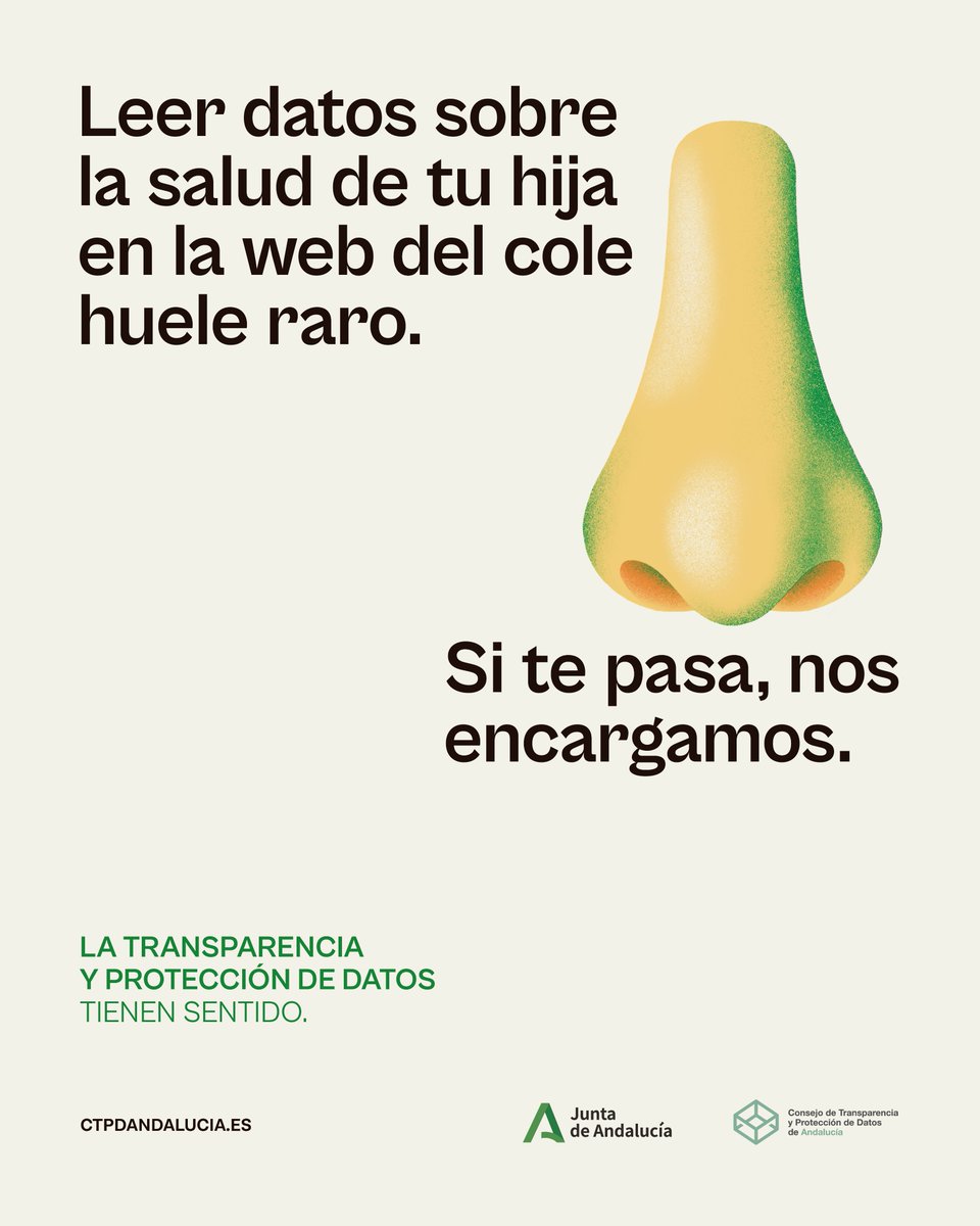 ctpdandalucia's tweet image. ➡️ Proteger tus datos personales, su acceso, su difusión es de vital importancia.

👉 La #ProteccióndeDatos y la #Transparencia tienen sentido.

📃 En el Consejo, el supervisor del sector público andaluz en esta materia, nos encargamos de proteger tu derecho.…