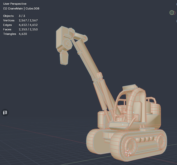 doomspoons's tweet image. Modelled a bloody big crane for @FuelCrisisRBLX #3dart 

4.6k Tris, 2 2048* Mats
(more pics in thread)