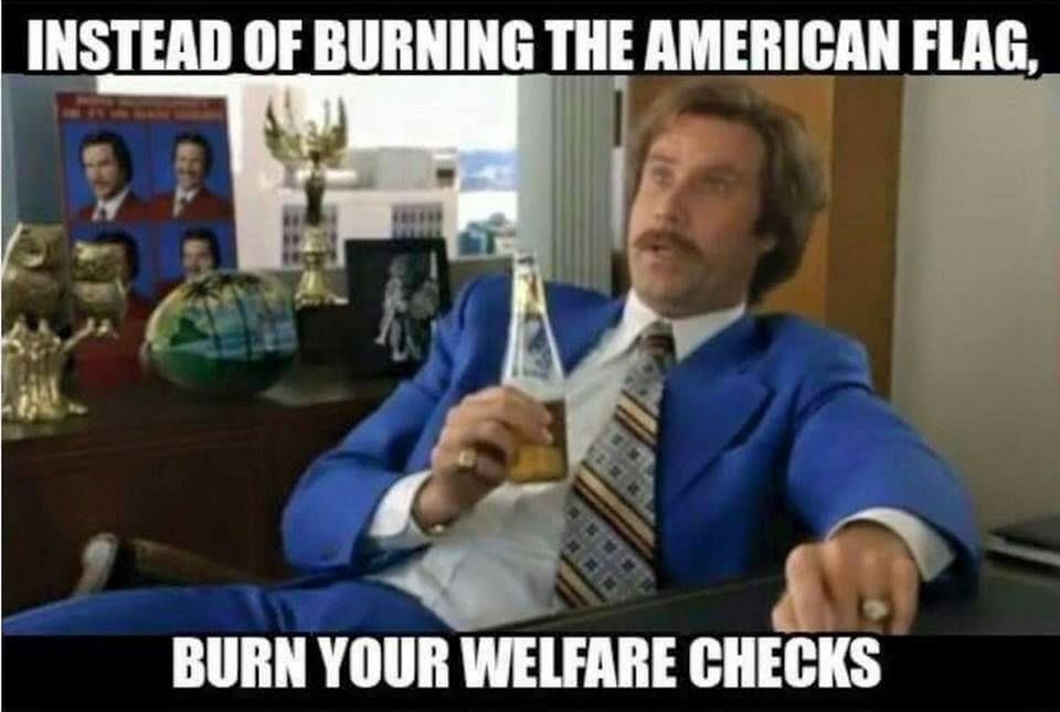 Instead of Burning the Flag,When People Do this ,That means No Respect for the Flag.Also Means No Respect for America!