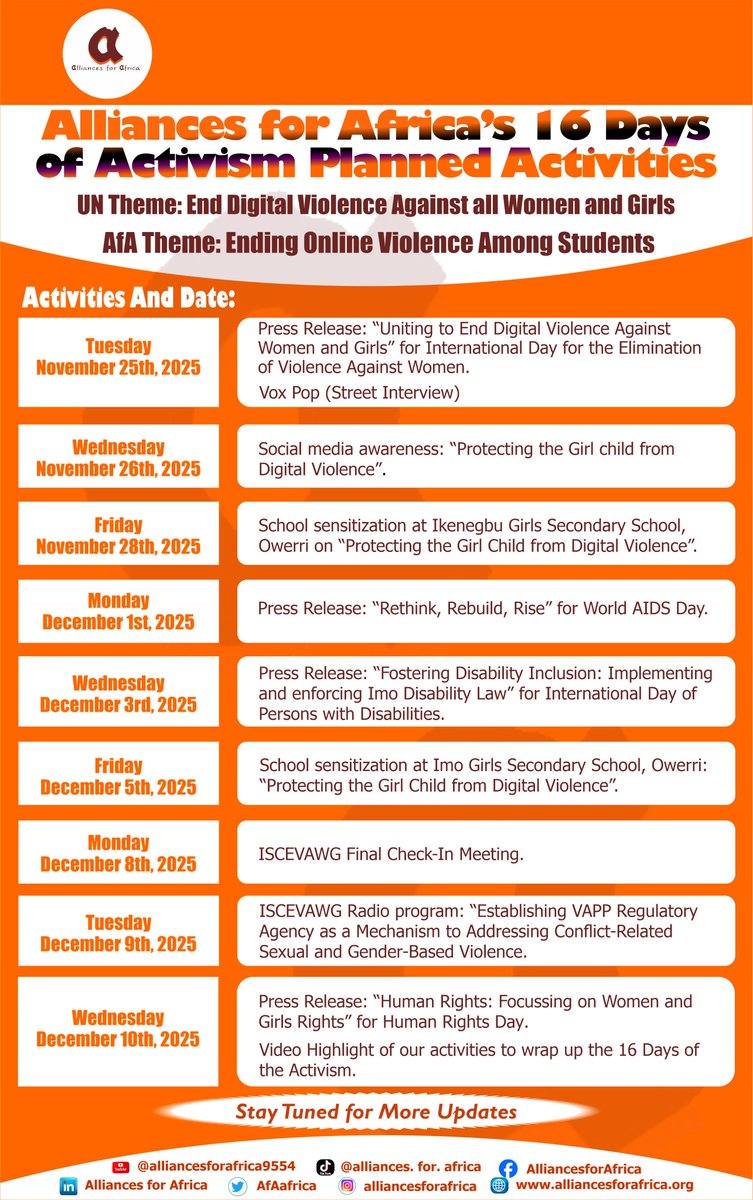 Alliances for Africa tweet media