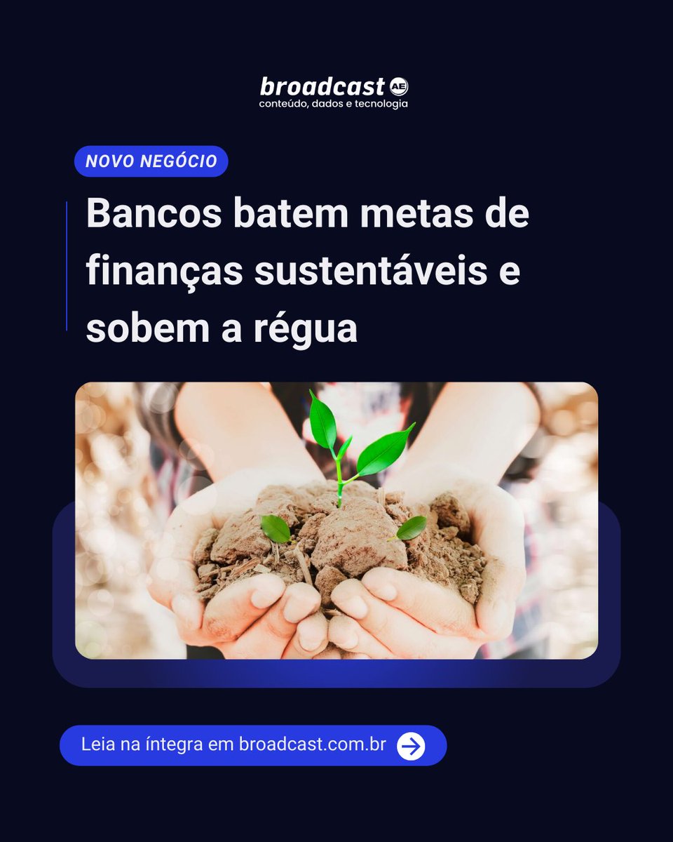 ae_broadcast's tweet image. Bancos batem metas de finanças sustentáveis e sobem a régua

👉🏻bit.ly/3LVhZZ7

📷Envato