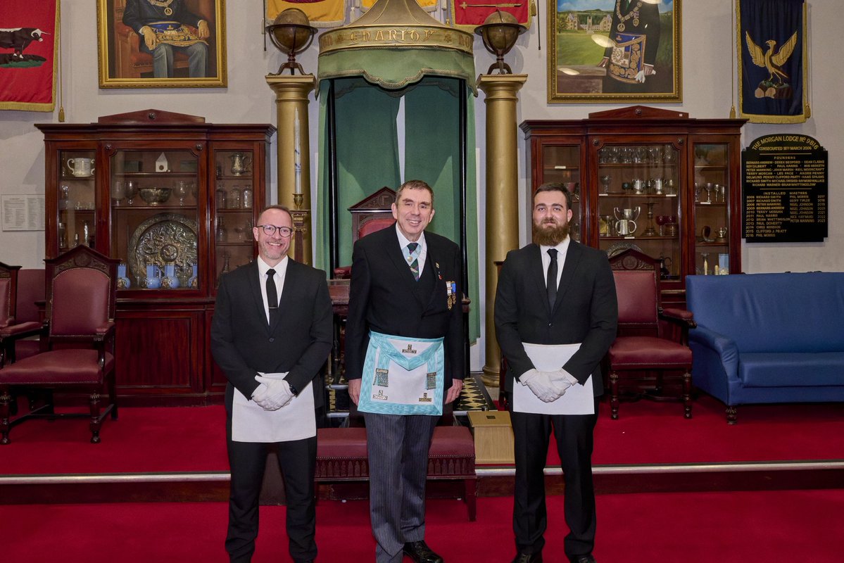 Sabrina Lodge No.6595 Celebrated a rare and very special Double Initiation at their November meeting