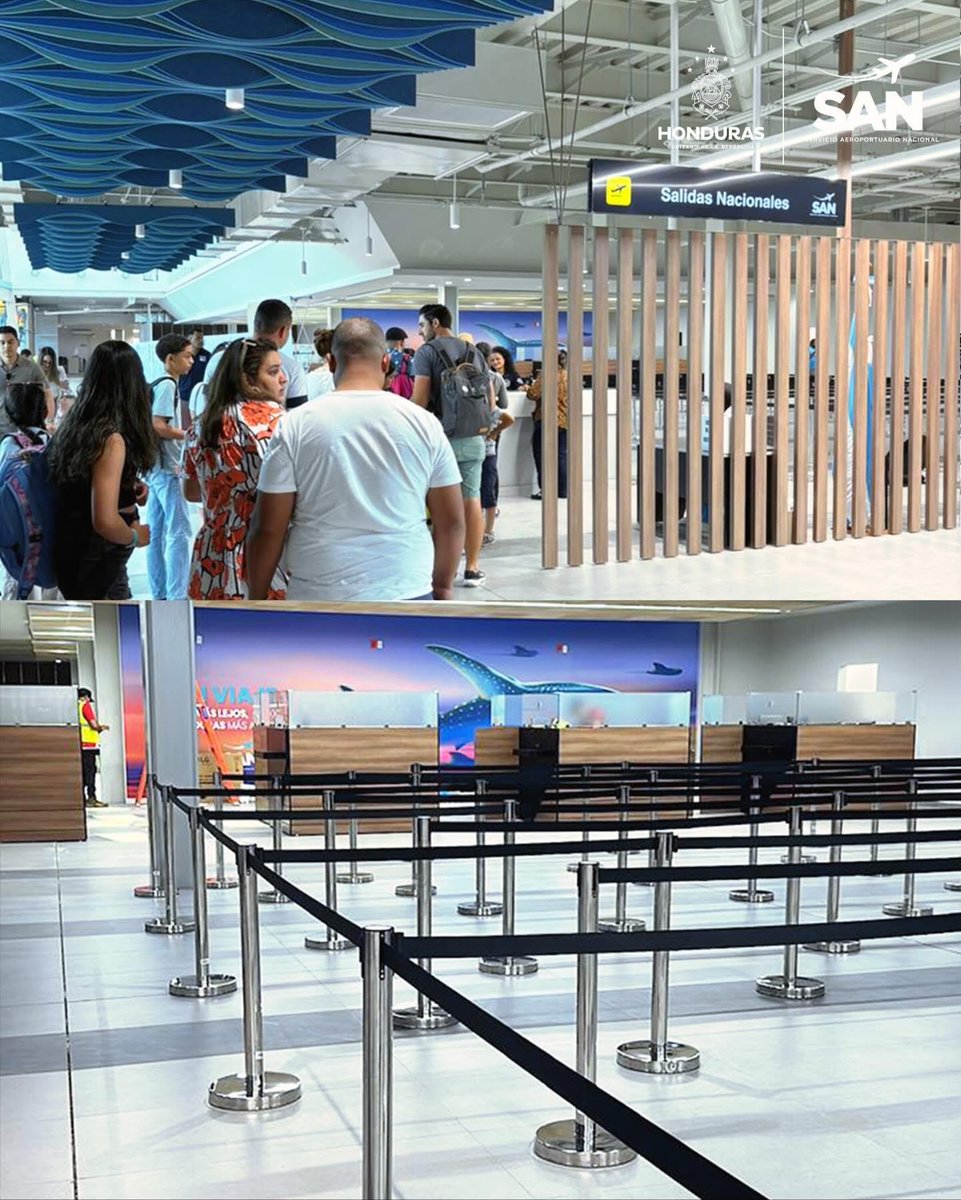 ¡Y para no perder la costumbre, la Presidenta Xiomara Castro sigue entregando obras!

Ayer dieron inicio las operaciones en el reconstruido y moderno Aeropuerto de Roatan, con una notable ampliación en el aérea de pasajeros, mostradores de aerolíneas, módulos de migración,