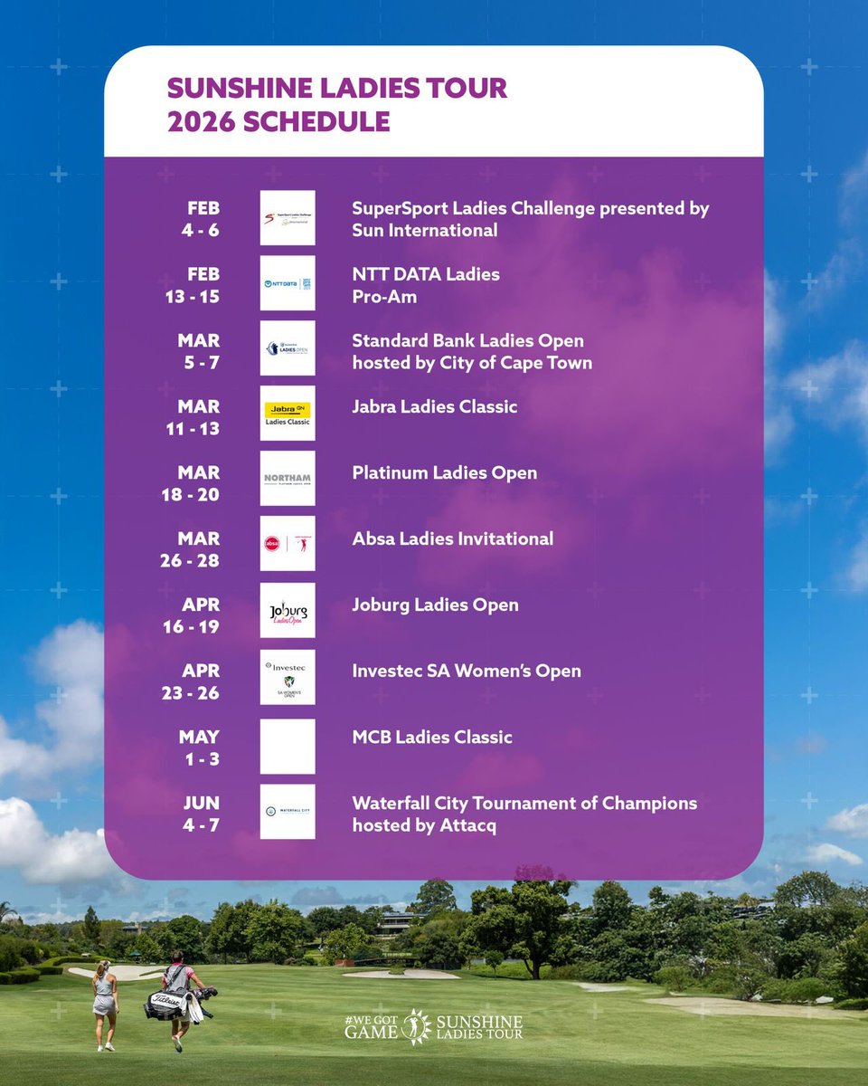 Sunshine Ladies Tour tweet media