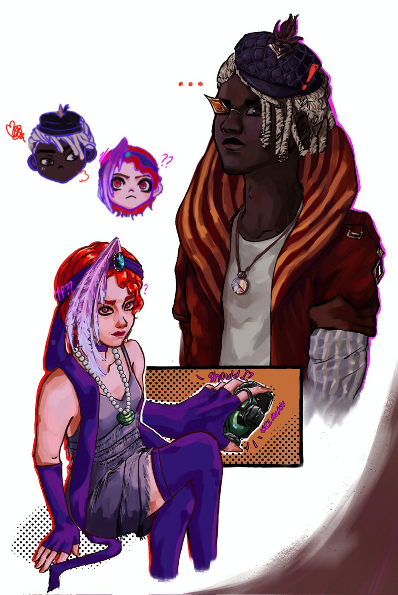 why tf is that guy looking at me?? #timebomb #jinx #ekko