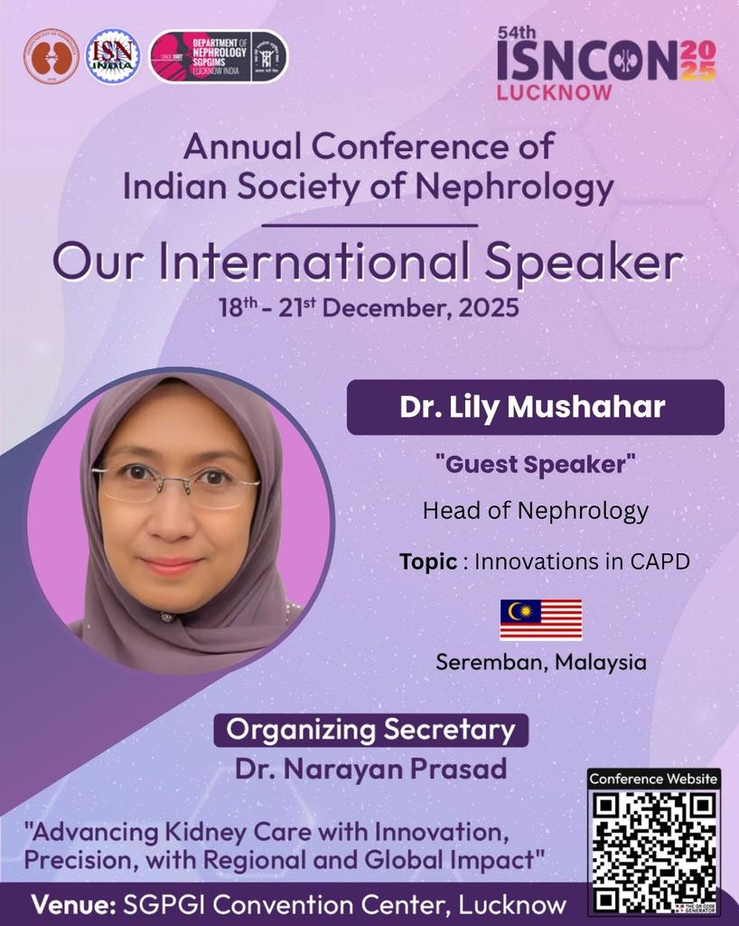 thisis_drgsp's tweet image. Do u practice Peritoneal dialysis?
Do u know the latest innovations in CAPD?
- listen from Dr Lily Mushahar about the latest Innovations of PD
#Nephtwitter
#ISNCON25 
@isn_india @Isncon25 @drshyambansal @arvindcanchi @sudeepprakash1 @priti899 @dakidneydoc