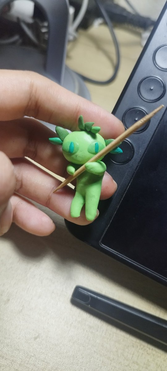 I made huntress wizard on clay
