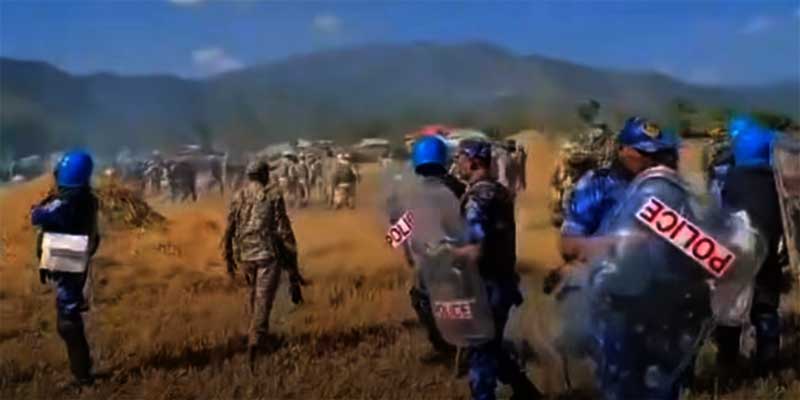 IDPs clash with security forces in Imphal East while attempting to return home. Tear gas used as tensions rise amid Sangai Festival.

Read More- northeastindia24.com/manipur-clash-…

#Manipur #IDPs #Imphal #COCOMI #EthnicViolence #SangaiFestival #Protest #HumanRights #NortheastNews