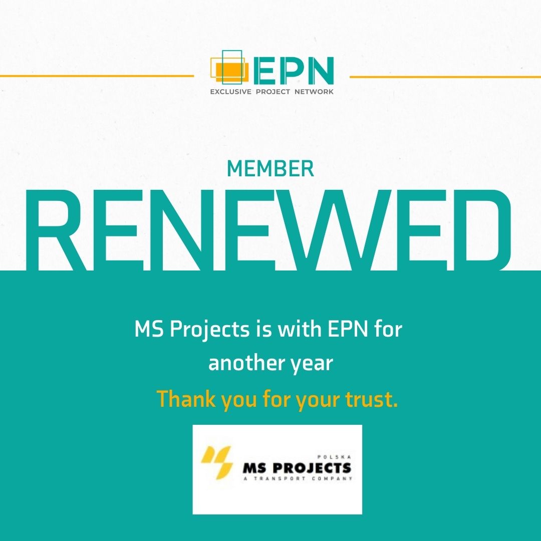 EpnProject's tweet image. MS Projects is with EPN for another year representin Romania. 

Thank you for your trust ! 
#epn #epn25 #projectcargo #projectlogistics #msprojects