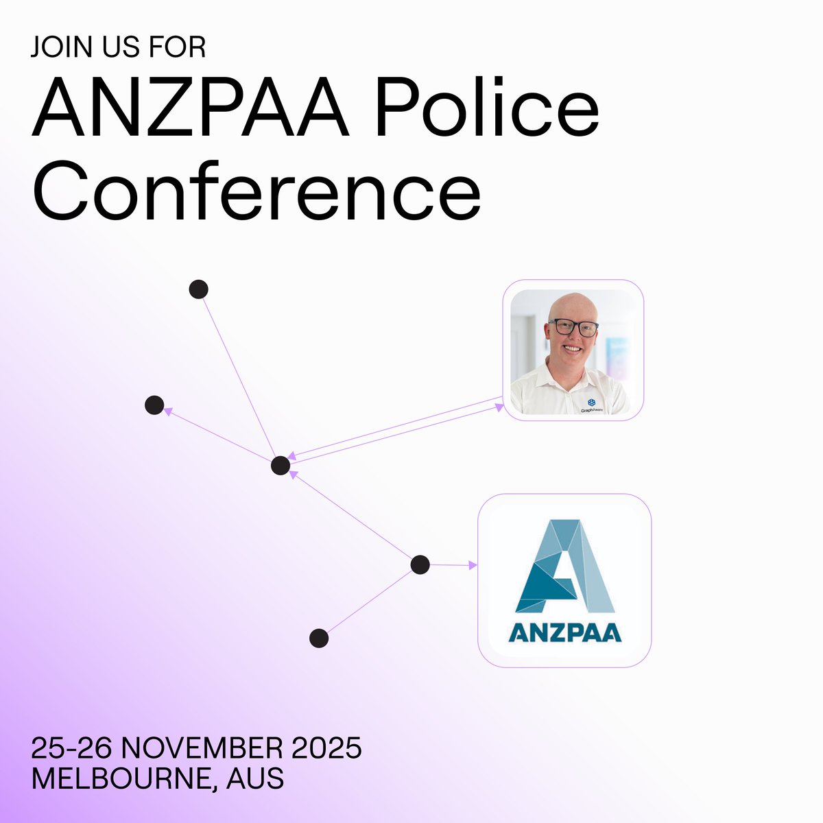 graph_aware's tweet image. Today’s policing challenges won’t be solved with yesterday’s tools.⭐️

Join us at #ANZPAA and discover how agencies are using GraphAware Hume to move faster and uncover what truly matters.

Meet us here: graphaware.com/events/we-are-…