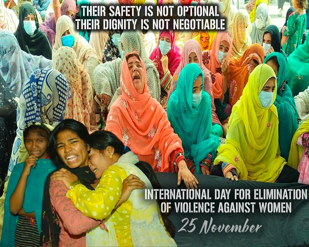 AtulSha97341002's tweet photo. Their safety is not a privilege, it is a basic right stolen from them. The world can no longer ignore the cries of women who are forced to suffer in silence. #StopViolenceAgainstWomen #VoiceForWomen https://t.co/Q7KnY86wBd