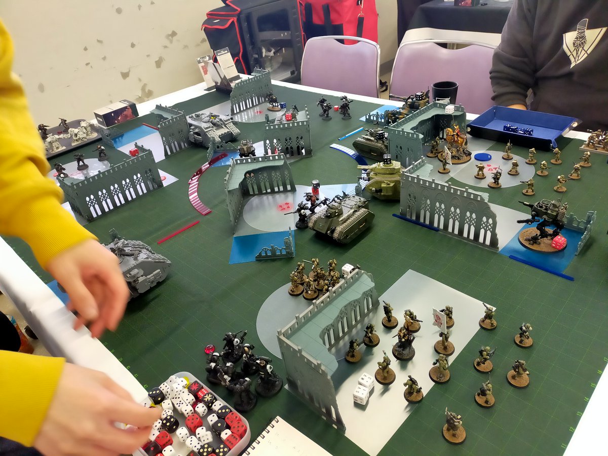 定番のフロストさんのテレインのゲームテーブル