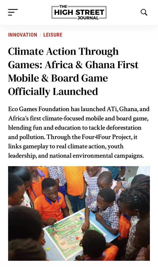 ecogamesfdn's tweet photo. ATi Games Officially Launched!

We are the thrilled to announce that ATi Games, our climate-education games developed to teach people of all ages about deforestation, illegal mining and environmental sustainability have been officially launched. https://t.co/ZRtViAYIk9