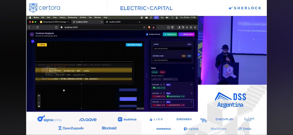 GalloDaSballo's tweet image. In this video I go deep on the idea of coverage, how to reach and why do we still miss bugs

First half is pretty solid and based in facts

Second half is more of a sci-fi idea of how we could extend coverage to find more bugs

This is for you if you’re tired of the same stuff