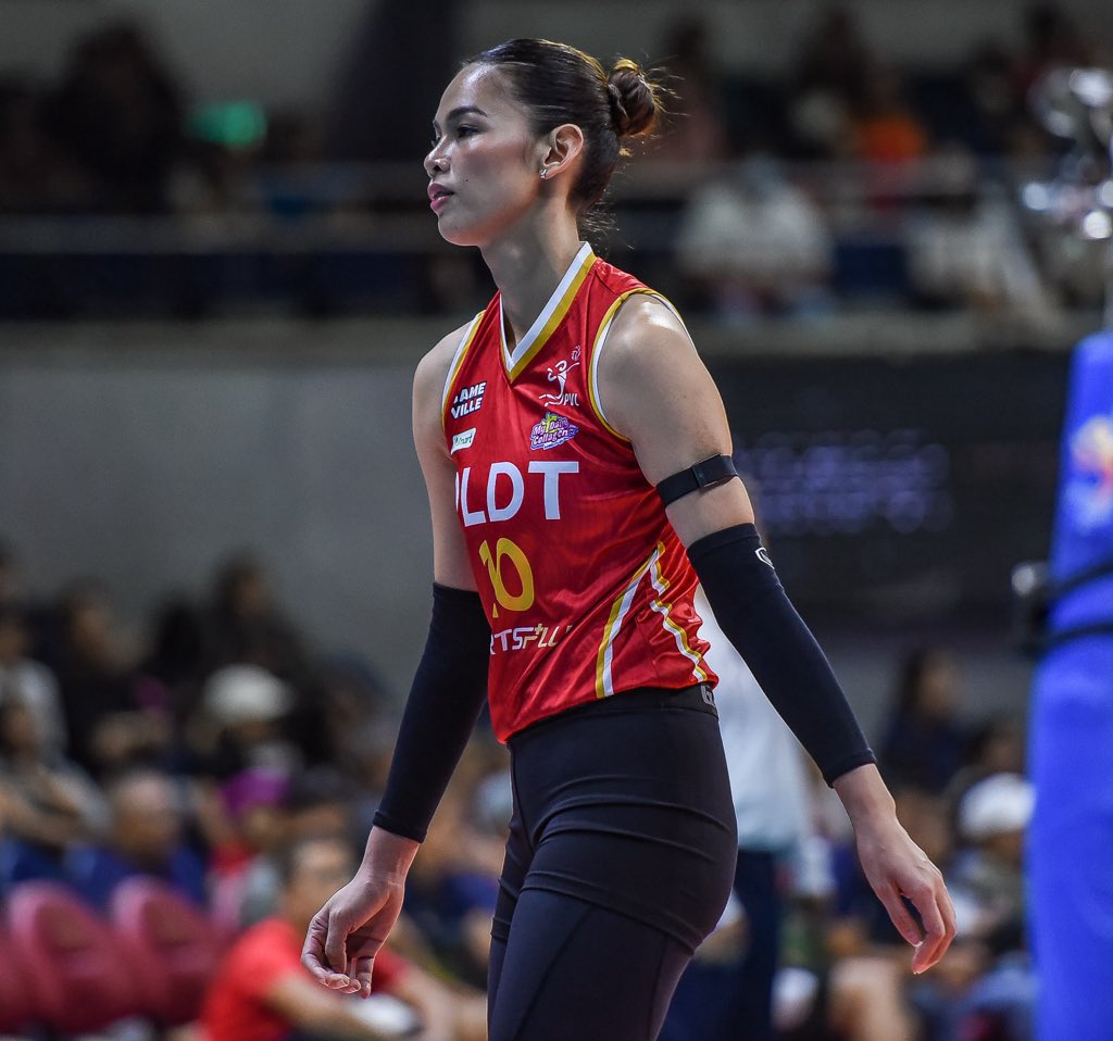 tj_canino's tweet image. MAJOY BARON (5) AND KIANNA DY (3) DELIVERED 8 OF ☎️PLDT’S 13 TOTAL BLOCKS IN TODAY’S MATCH. ❤️‍🔥

NA PARA BANG SIERRA MADRE SILANG DALAWA SA NET DEFENSE? CHZ 😆