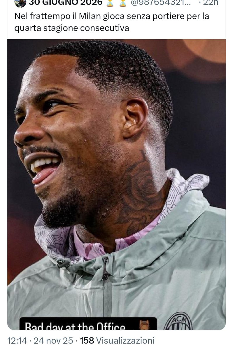 Commibot's tweet image. HA CAMBIATO NOME MA È SEMPRE LUI. IERI 8 ORE PRIMA DELLA PARTITA. 

CONTINUA COSI MI RACCOMANDO NON FERMARTI .